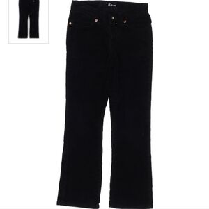Krew K Slims Black Corduroy Pants Cords Boy's 24 Casual Neutral Basic Everyday